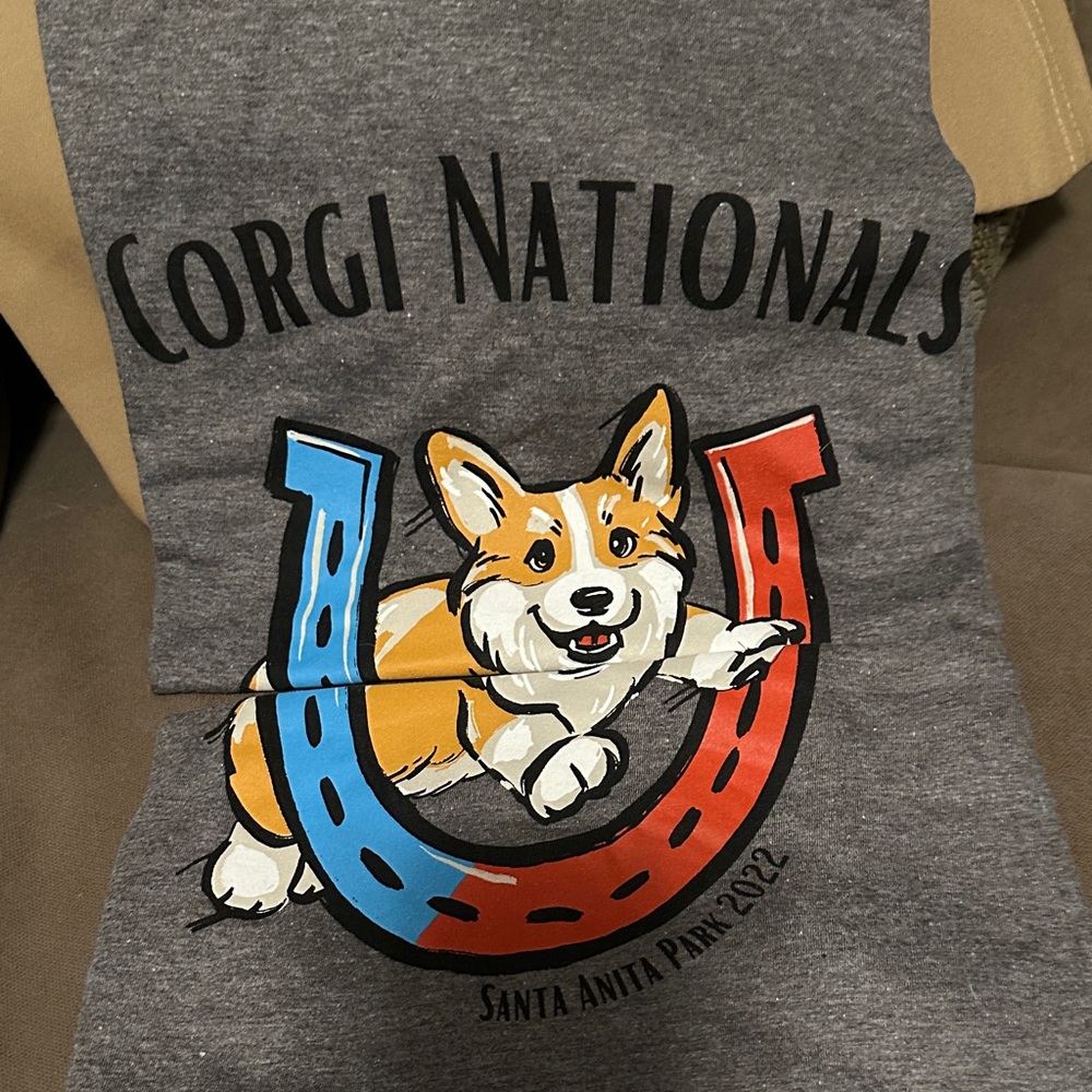 Corgi Nationals Gray Dog Shirt